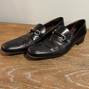 Salvatore Ferragamo Mens Gancini Bit Dress Loafer